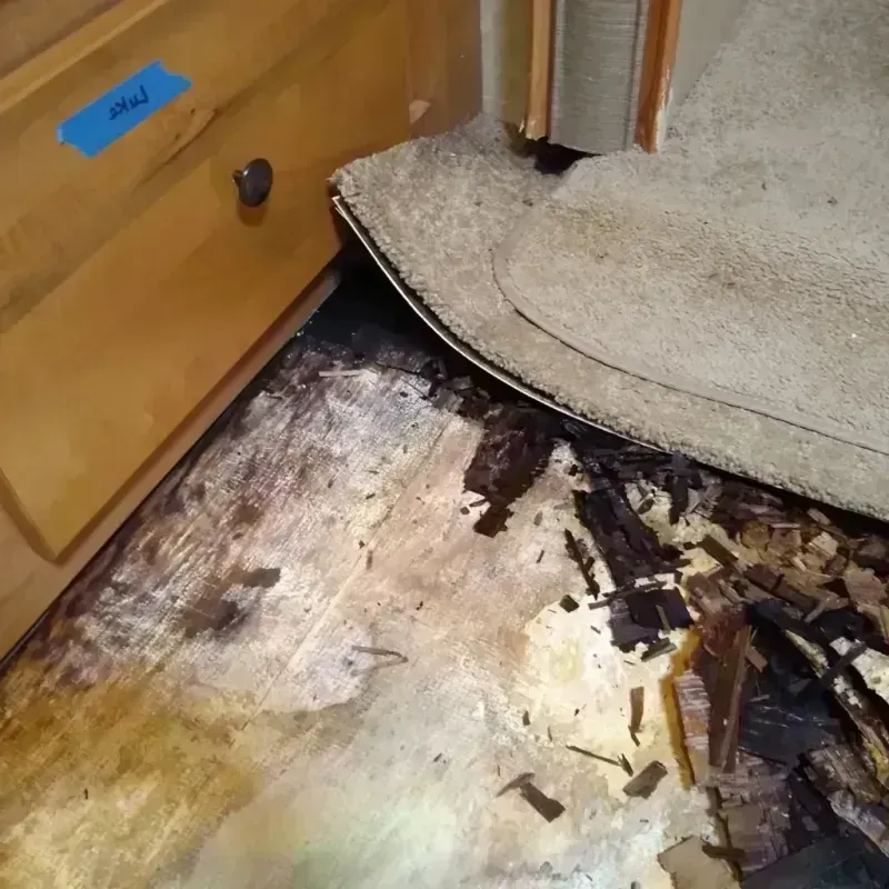 Wood Floor Water Damage in Atlanta, GA